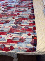 Vintage 50s House N Home Draperies MCM Barkcloth Fabric 66” X 48″
