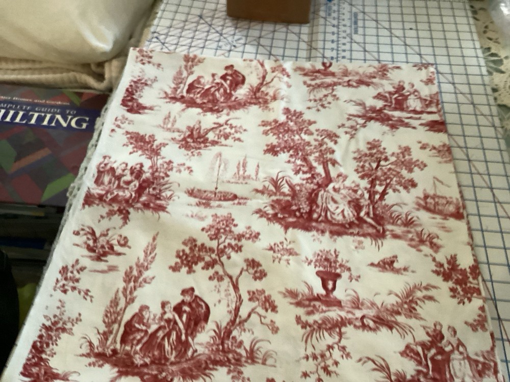 Windham Fabrics Burgundy/Red Toile “Wellington”By Nancy Gere