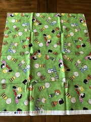Peanuts Comics Characters Fabric Print: 18 1/4” x 43 1/2”