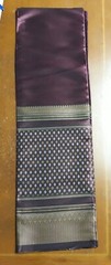Wine Red Thai Cotton Silk Fabric Material 69” x 39” Dress Skirts Craft Decorate