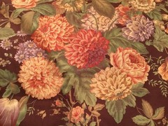 P.KAUFMANN FABRIC DECORATOR WEIGHT FLORAL 180”x 54”