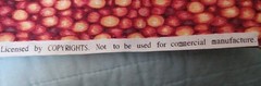 Deep Orange-Red Berries Flower Fairies Fabric Cicely Mary Barker 1998 45″ X 35″