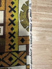 VTG House ‘N Home Fabrics & Draperies Inc Abstract Mid Century Mod Fabric 133″