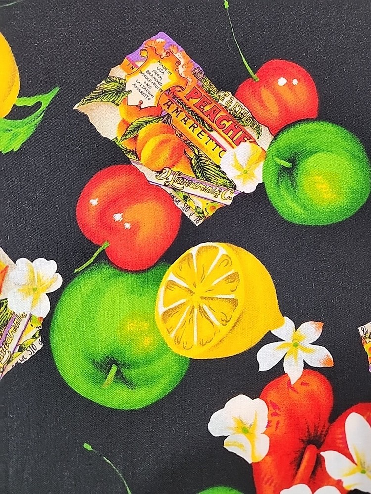 Alexander Henry Fabric Amaretto Fruit Cherries Lemons Cotton 1 Yard 10 Inches