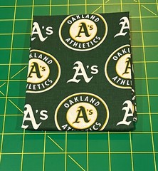 Oakland As Athletic Baseball Cotton Fabric Precut Fat Quarter