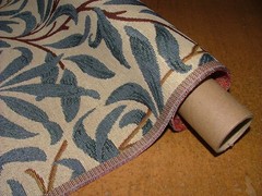 William Morris Tapestry Fabric Willow Bough Blue Curtain Upholstery 15 Metres