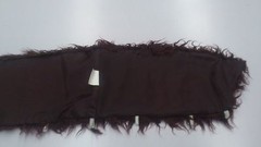 FASHION FAUX FUR COLLAR : PRE CUT AND FULLY LINED : SHORT – BURGUNDY : #T547 –