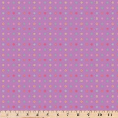 Calico Cowgirls I Got Spurs Purple Fabric Poppie Cotton By the Half Yd Cont Cut