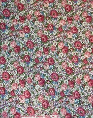 Vintage Joan Kessler Concord Floral Cotton Fabric 108″L x 44″W (3 Yards)
