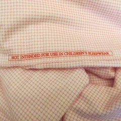 Cotton Flannel Small Pink & White Checks Flannel Cotton Quilt Fabric 18″ x 44