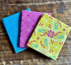 3 Fat Quarters Ruby Star Society “Pivot” Floral Geometric Dots Quilt Cotton