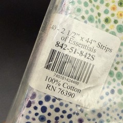 WILMINGTON Bubble up 40 Karat Gems 40 2 1/2” X 44” Pre-cut Cotton Fabric Strips
