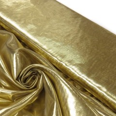 Metallic Tissue Lamé Fabric by Yard – 60″ Wide Shiny Material for Décor