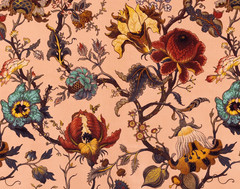 HOUSE OF HACKNEY CURTIAN FABRIC DESIGN Artemis Velvet 2 METRES BLUSH VELVET