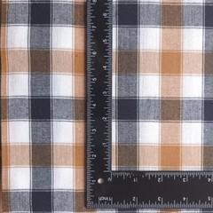 Rustic Gingham Plaid Cotton Fabric 40″ By The Yard