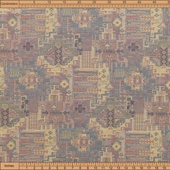 Upholstery Fabric Kilim Bohemian Boho Tribal Southwestern Turkish Rug by Yard