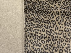 Super Luxury Faux Fur Fabric Material SAVANNAH LEOPARD