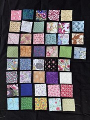 Mini Charm Pack 2.5″ Squares. 42 Floral Prints Sewing Quilting Crafting