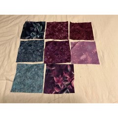 26 Pc Batik Fabric Charm Squares 6 Inch Jewel Tone Earthy Quilting Cotton Lot