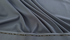Blueish Gray sharkskin Suiting Fabric Cashmere Wool