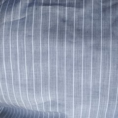 3 Yds –GRAYISH BLACK /WHITE MINI STRIPE ACETATE FABRIC New/other