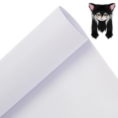 Custom Fursuit Eye Mesh, 39X11.8Inch White PVC Plastic Net 0.2Mm Thick Waterproo