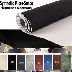 Car Suede Headliner Fabric Auto RV Roof Lining Renew Repair Materials DIY