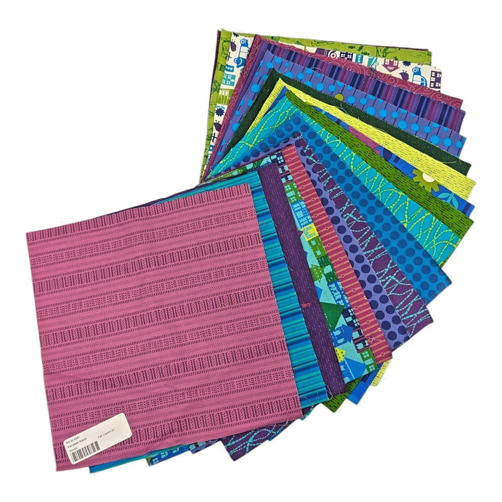 Fairytale Stack 24 Fab Layer Cake Sampler Quilt Fabrics New Connecting Threads