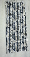 MARCUS BROTHERS TEXTILES Vintage Steam Train Fabric Remnant 18×42
