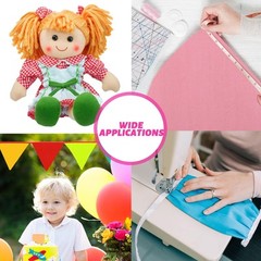 Solid Multicolor Cotton Fabric 120 Pcs 10 x 10 inch for Quilting Patchwork