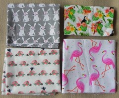 25 Fat Quarters, Assorted Novelty Patterns, Multicolor 18″x21″ Cotton Fabric #3