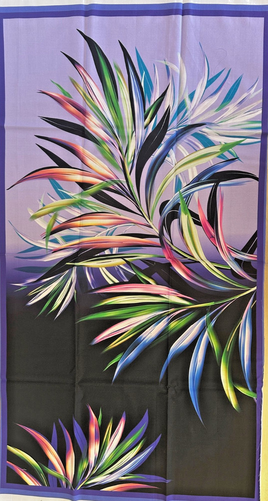 POSH PALMS BUNDLE – PANEL PLUS 6.5 YARDS CO-ORDINATING FABRIC BY QT FABRICS