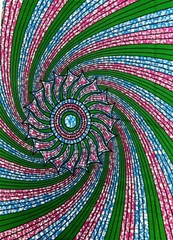 High Fashion Swirl Design In Ankara Wax Print- sell by 6 yards- 100% cotton