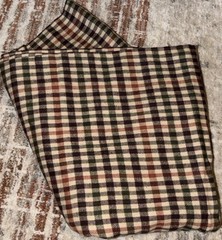 Flannel Plaid Check Fabric 2 Yards 42” Wide