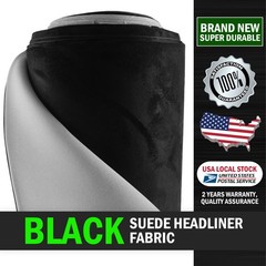 60×60 Inch Black Headliner Fabric Material DIY for Car/Truck/SUV Roof Upholstery