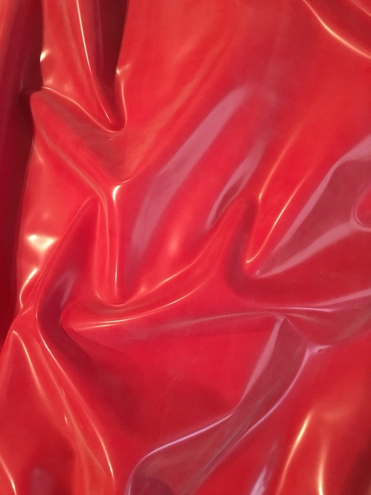 5 Yards Of Red Latex For Clothes 0.40 mm