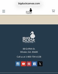 Big Duck Canvas 12oz Stone Washed Denim Blue Solid Cotton Canvas Fabric 3.5 yrds