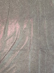BTY Iridescent Lurex Glitter 4Way Stretch Fabric – Silver, Pink/Blue Color Shift