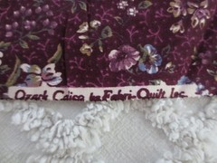 5185. OZARK CALICO by Fabri-Quilt STAR “Cheater” COTTON FABRIC–44″ x 9.75 yds.
