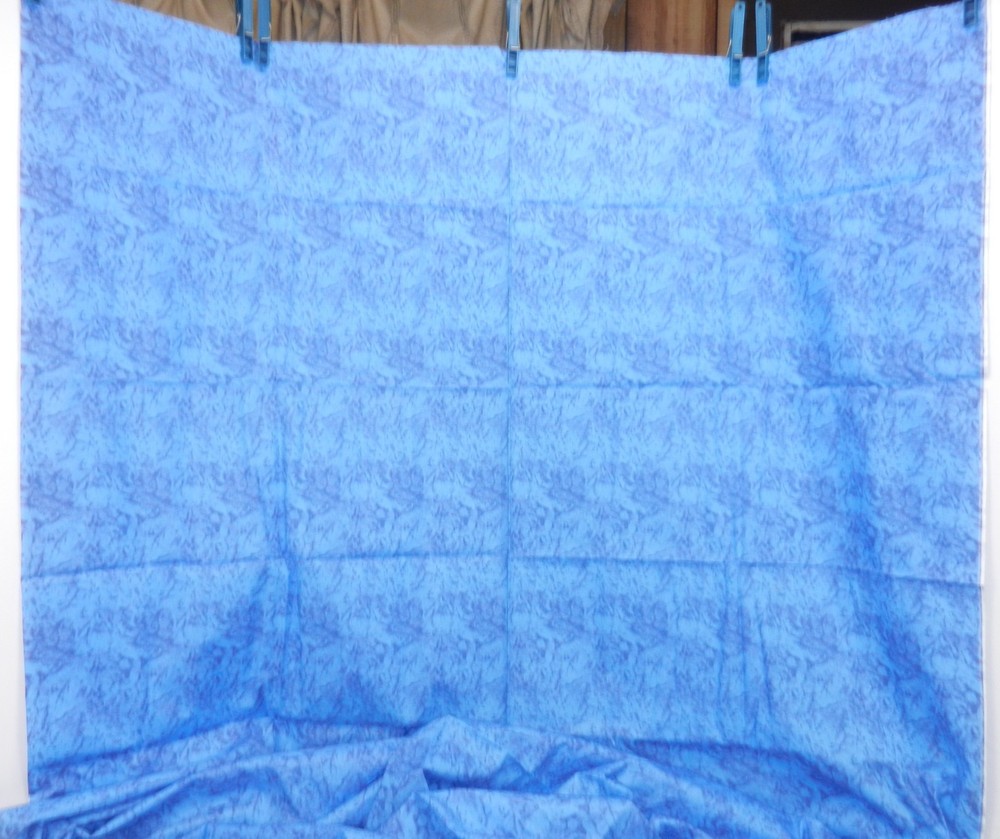 108″ x 56″ Fairy Frost in Crocus Blue by Michael Miller Fabrics Medium Weight