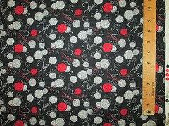 YARN BALLS KNITTING NEEDLES KNITTERS COTTON FABRIC BTHY