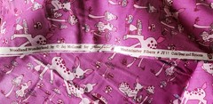 3YD 2009 Jay McCarroll PURPLE Woodland Wonderland Deer & Mushrooms Fabric