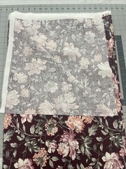 Better Homes & Gardens Traditional Floral Purple Cotton Fabric 3 Yds 32” x 54”