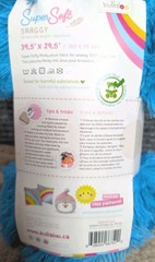 kullaloo Shaggy Blue Faux Fur Fabric 3/4 inch Pile, 20 mm Plush Minky Fabric