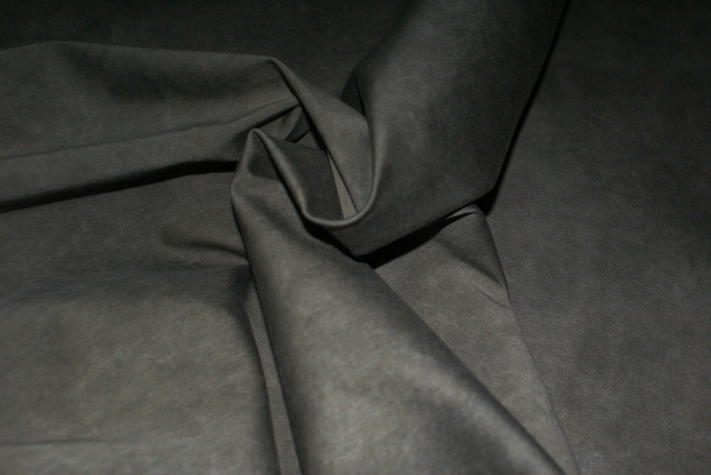 2.5m Lots – SUADE LOOK Grey Suiting Fabric with Give, Mid-Weight, 120cm Wide