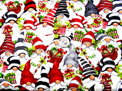 “MERRY GNOME-MENTS”#39801 139” THE OVERALL GNOMES PRINT BTY