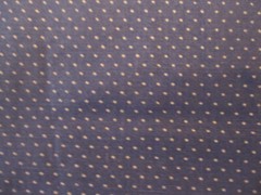 Cotton Fabric Blue with Tiny White Dots All Over 40″ long 24″ wide Piece Only