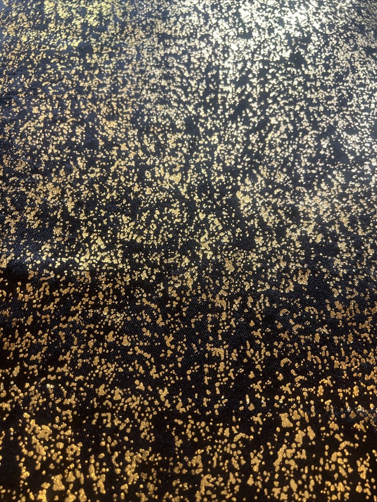Black / Gold Metallic Damask Jacquard Brocade Fabric (110 in.) Sold By The Yd