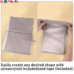 Faraday Fabric (43″w × 108″l Fabric + 300″l Tape), Emp Proof Grade