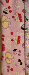 Cupcakes “Desserts” Flannel Cotton Quilting Fabric Jo-Ann Fabrics U-Pick